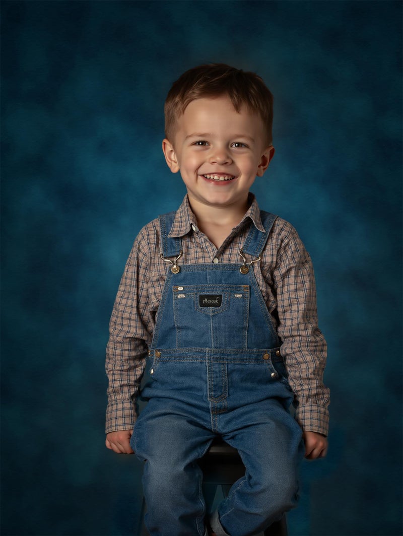 Kate 10x10ft Blue Abstract Photography Backdrop Old Master Blue Portrait Background Studio Props - Image 3